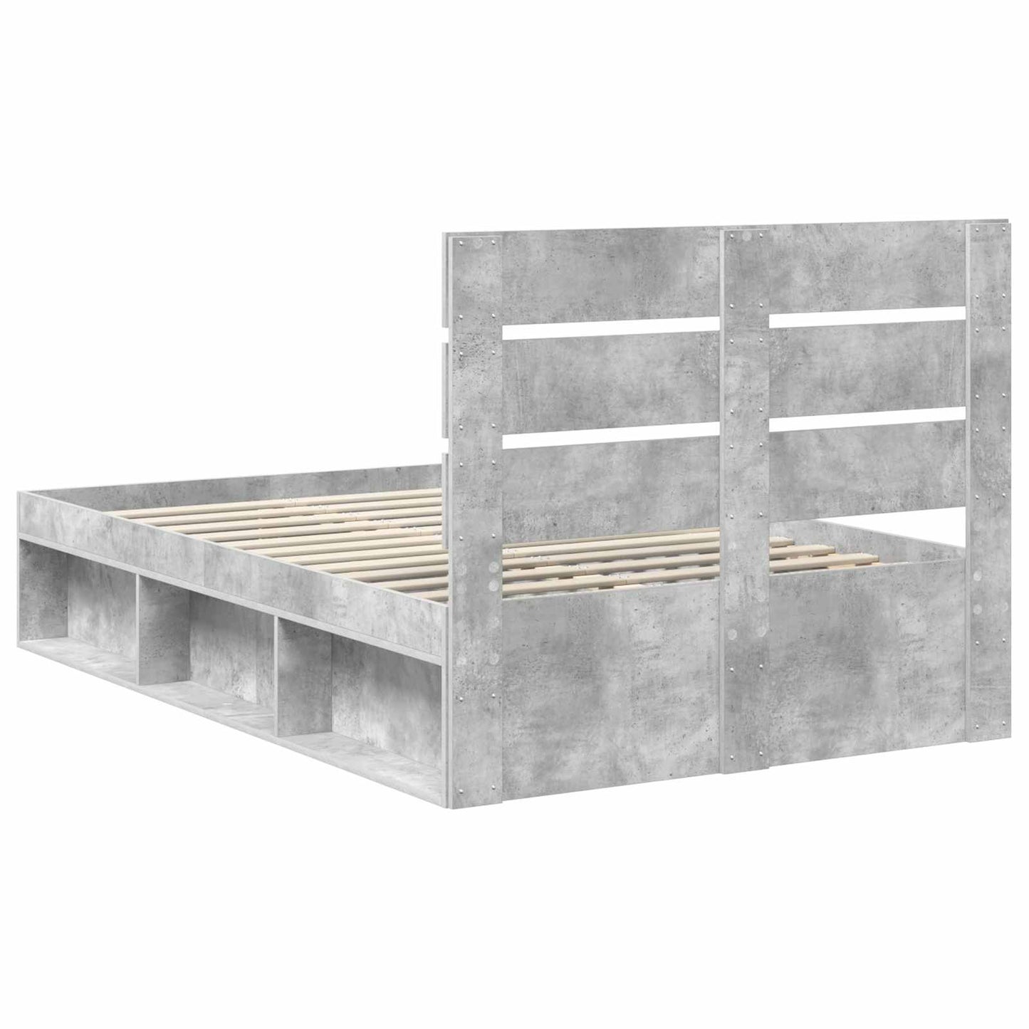 vidaXL Bed Frame with Headboard Concerte 120 x 190 cm Solid Pine Wood