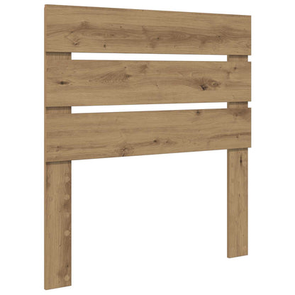 vidaXL Bed Frame Artisian Oak 100 x 200 cm Solid Pine Wood