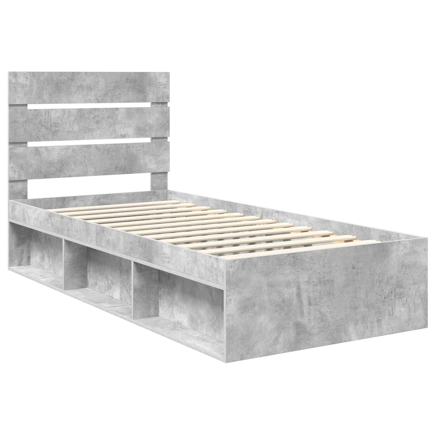 vidaXL Bed Frame with Headboard Concerte 90 x 200 cm Solid Pine Wood