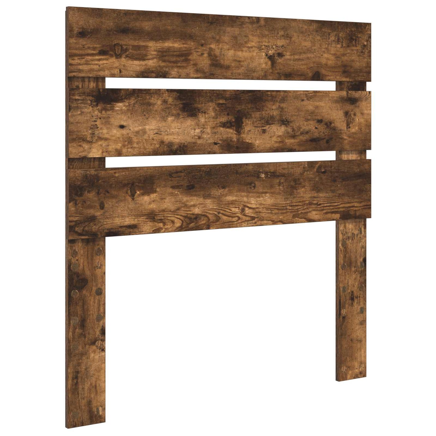 vidaXL Storage Bed with Drawer Smoked Oak 100 x 200 cm Engineered Wood