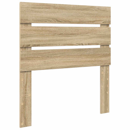 vidaXL Storage Bed with Drawer Sonoma Oak 70 x 190 cm Engineered Wood