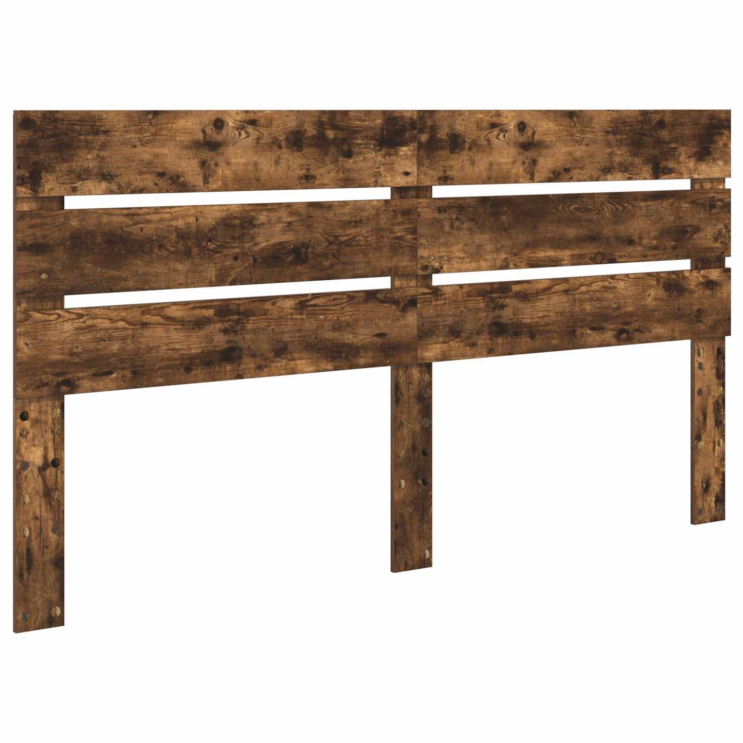 vidaXL Bed Frame with Drawer Smoked Oak 200 x 200 cm Engineered Wood