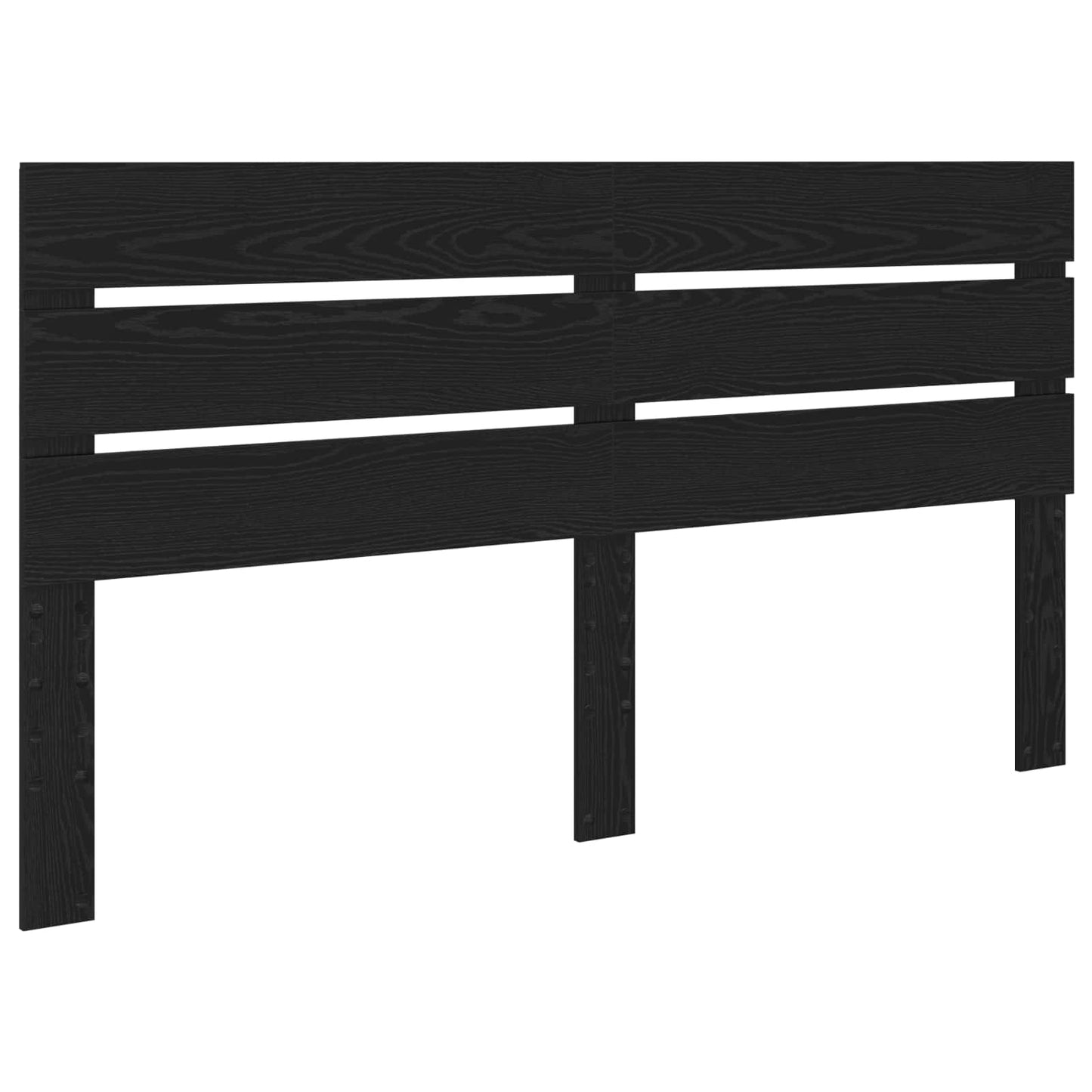 vidaXL Bed Frame with Drawer Black Oak 180 x 200 cm Engineered Wood