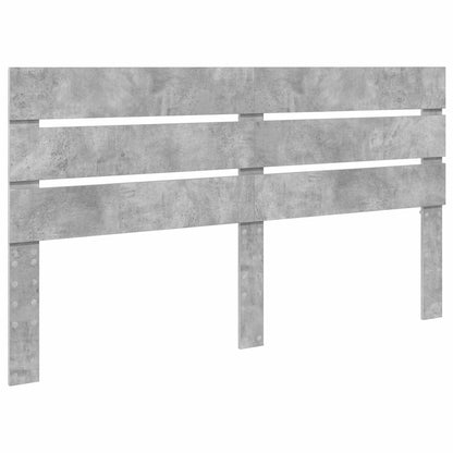 vidaXL Bed Frame Concrete Grey 180 x 200 cm Engineered Wood