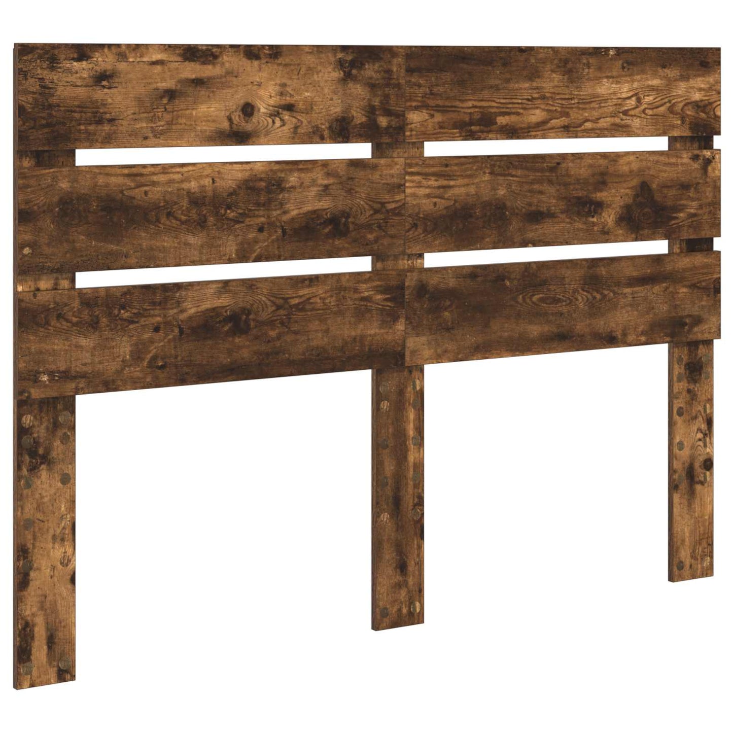 vidaXL Bed Frame with Drawer Smoked Oak 150 x 200 cm Engineered Wood