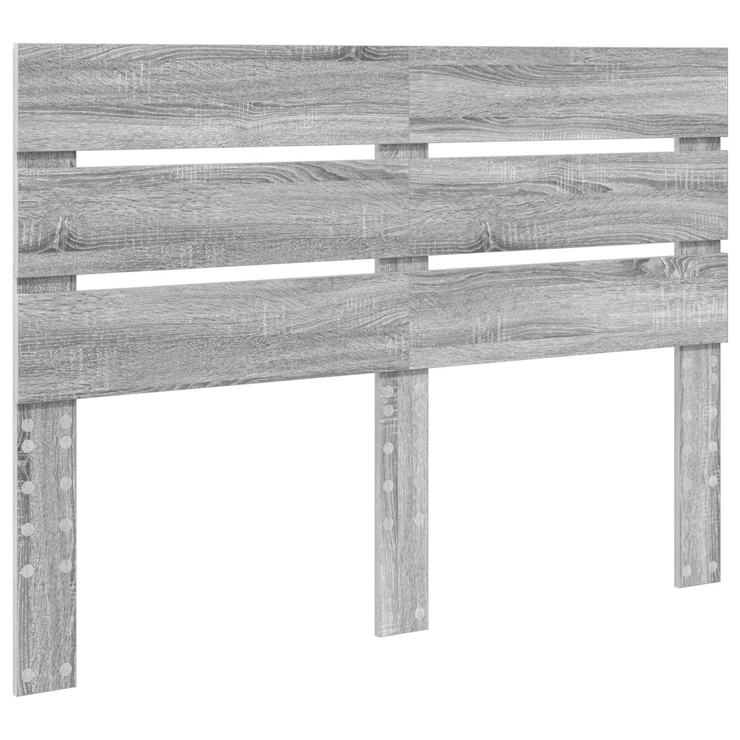 vidaXL Bed Frame with Drawer Grey Sonoma 140 x 190 cm Engineered Wood