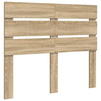 vidaXL Bed Frame with Drawer Sonoma Oak 135 x 190 cm Engineered Wood