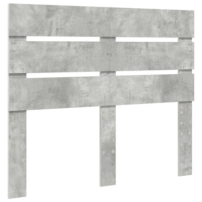vidaXL Bed Frame Concrete Grey 120 x 200 cm Engineered Wood