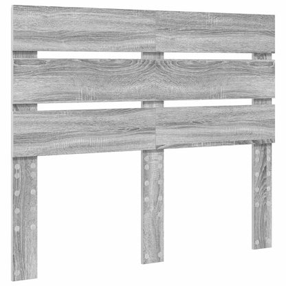 vidaXL Bed Frame with Drawer Grey Sonoma 120 x 190 cm Engineered Wood