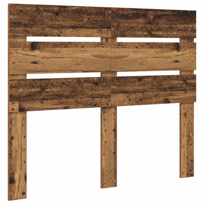 vidaXL Bed Frame with Drawer Old Wood 120 x 190 cm Engineered Wood