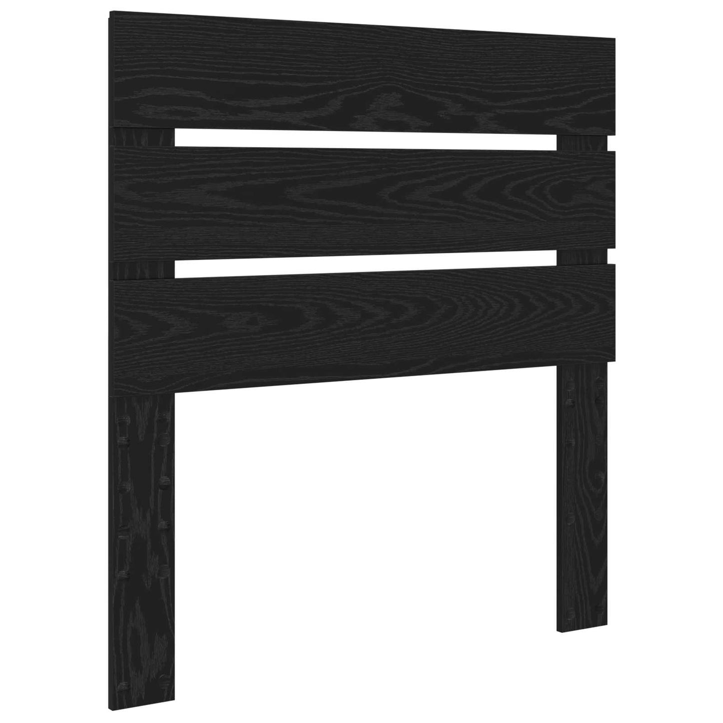 vidaXL Bed Frame with Drawer Black Oak 100 x 200 cm Engineered Wood