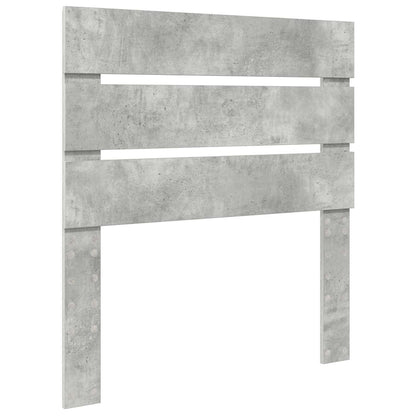 vidaXL Bed Frame Concrete Grey 100 x 200 cm Engineered Wood