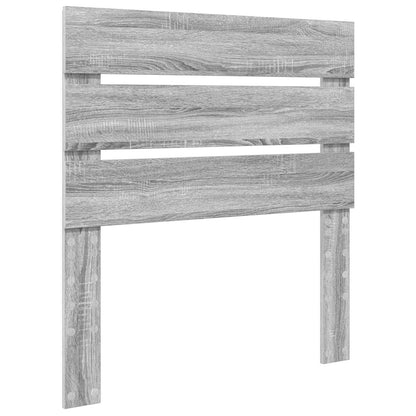 vidaXL Bed Frame with Drawer Grey Sonoma 90 x 190 cm Engineered Wood