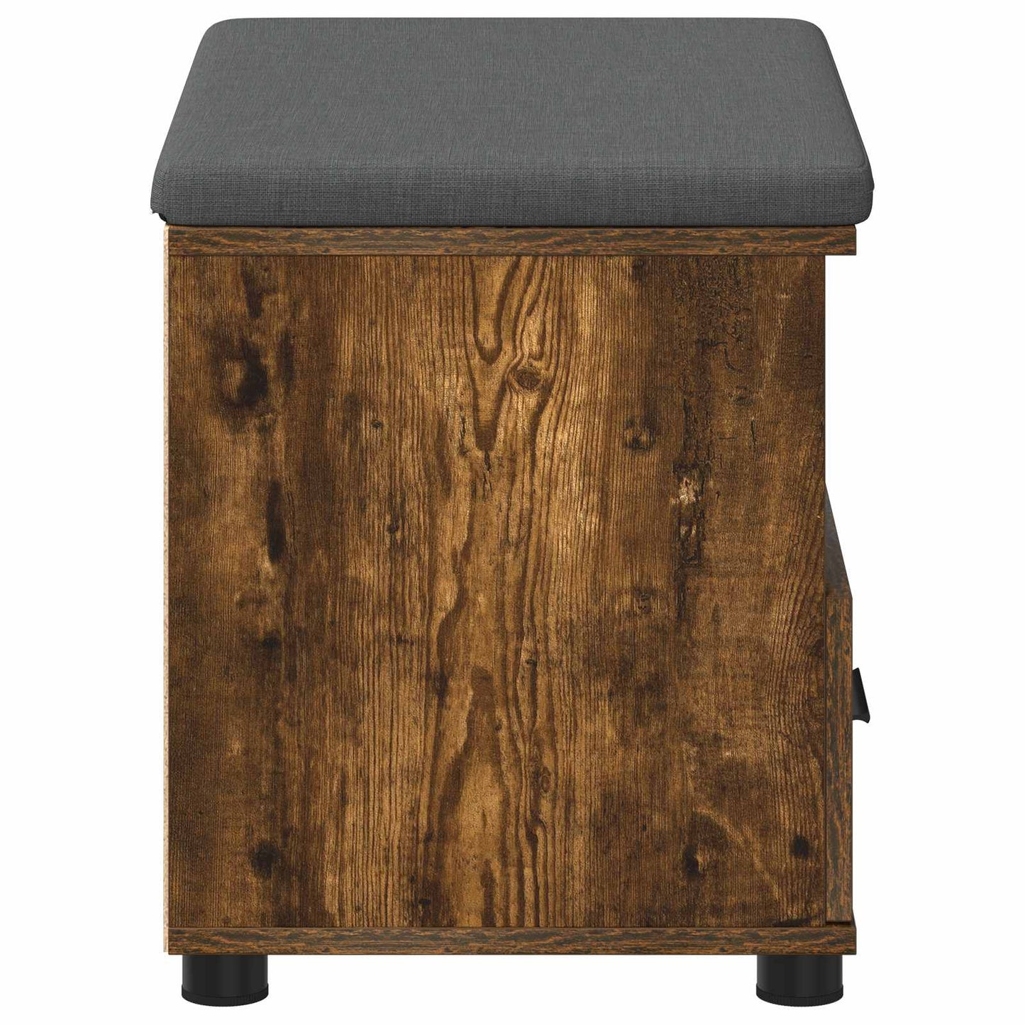 vidaXL Hall Bench Smoked Oak 60 x 38 x 46 cm