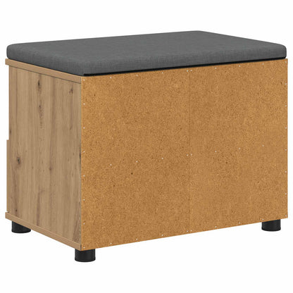 vidaXL Hall Bench Artisan Oak 60 x 38 x 46 cm