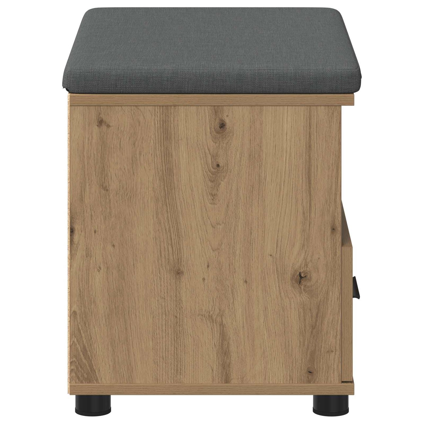 vidaXL Hall Bench Artisan Oak 60 x 38 x 46 cm