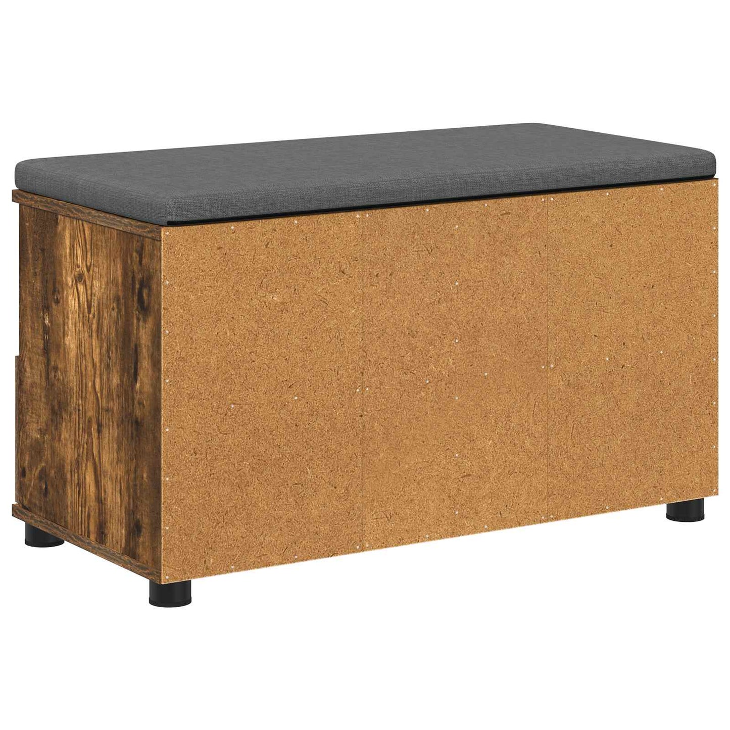 vidaXL Hall Bench Smoked Oak 80 x 38 x 46 cm
