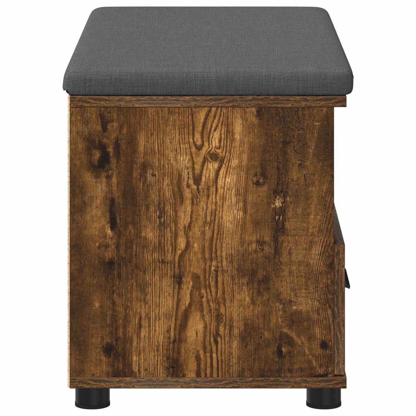 vidaXL Hall Bench Smoked Oak 80 x 38 x 46 cm