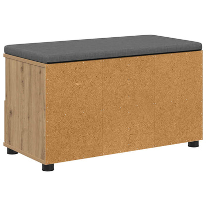 vidaXL Hall Bench Artisan Oak 80 x 38 x 46 cm