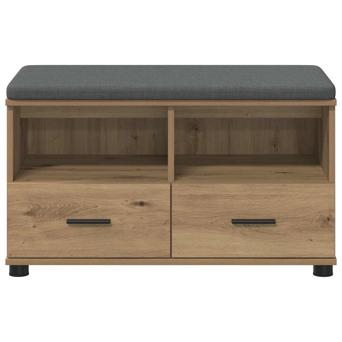 vidaXL Hall Bench Artisan Oak 80 x 38 x 46 cm