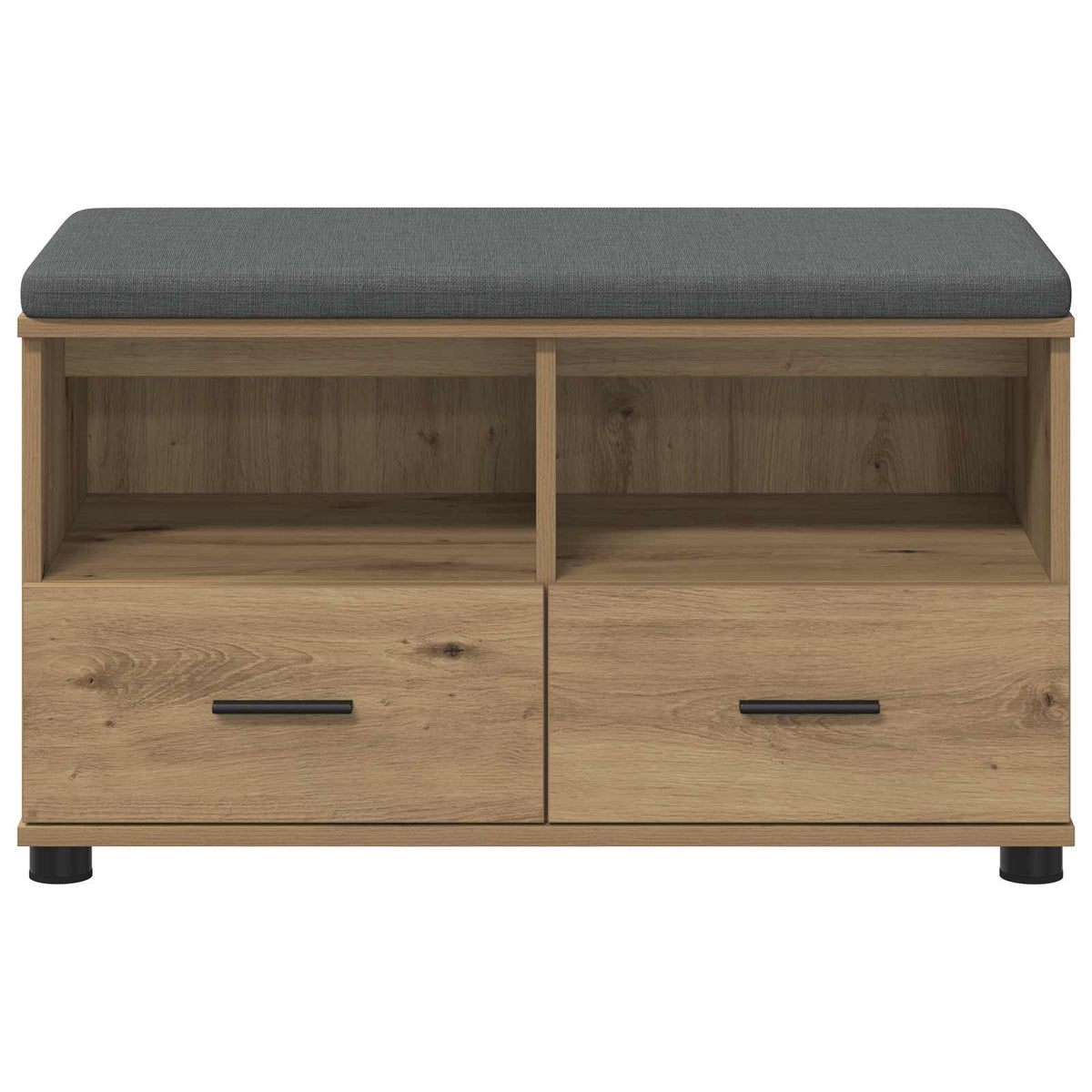 vidaXL Hall Bench Artisan Oak 80 x 38 x 46 cm