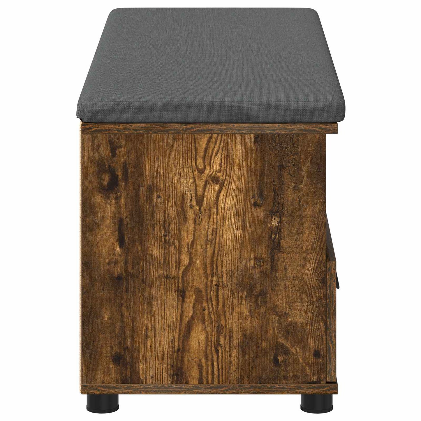 vidaXL Hall Bench Smoked Oak 100 x 38 x 46 cm