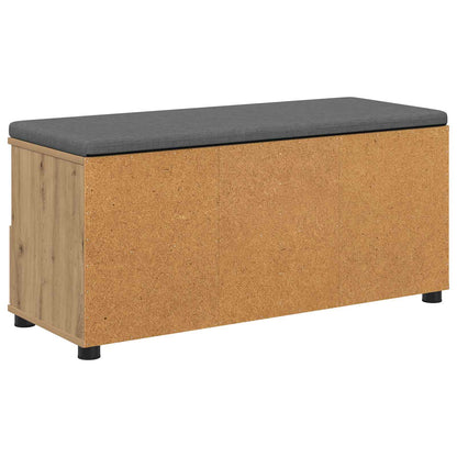 vidaXL Hall Bench Artisan Oak 100 x 38 x 46 cm