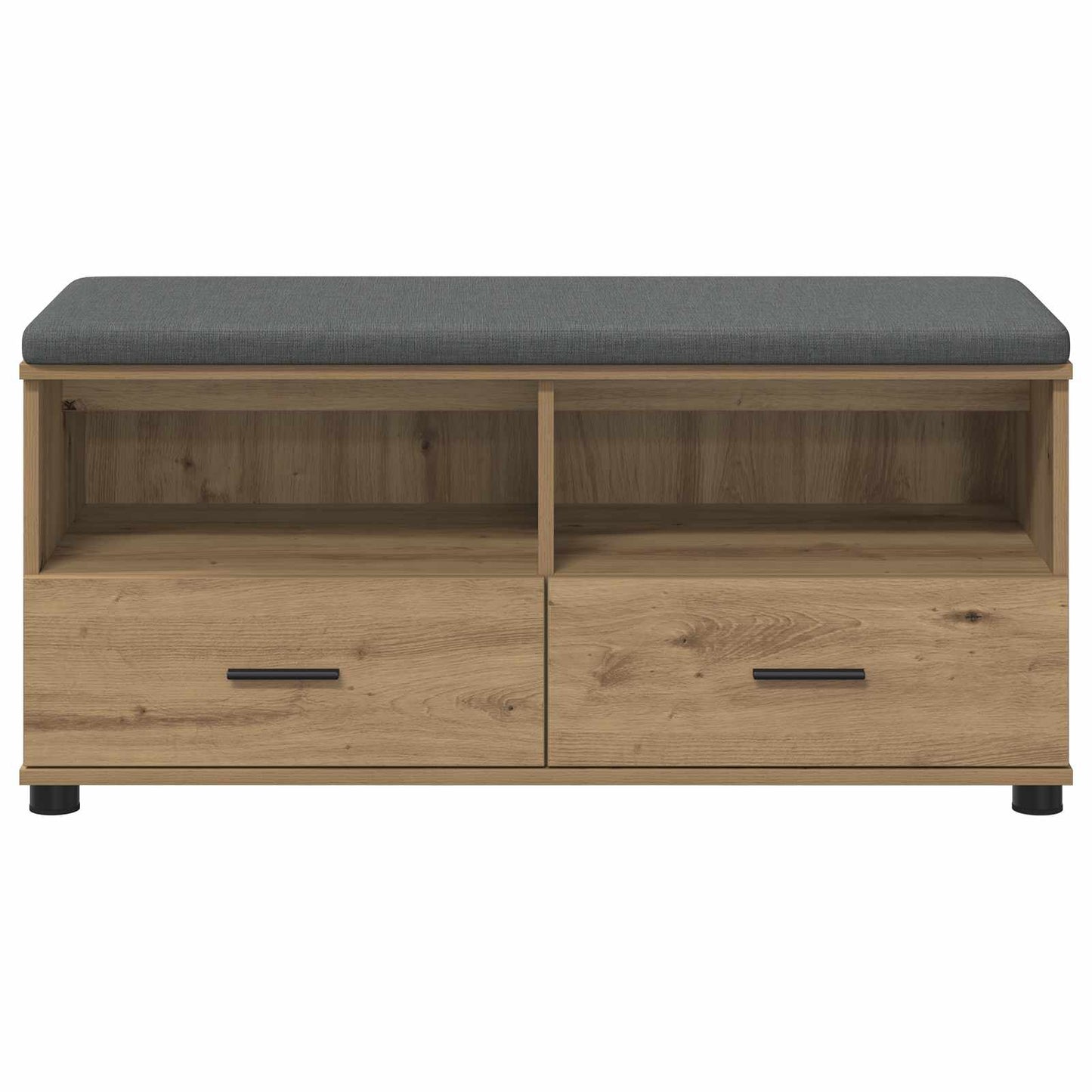 vidaXL Hall Bench Artisan Oak 100 x 38 x 46 cm