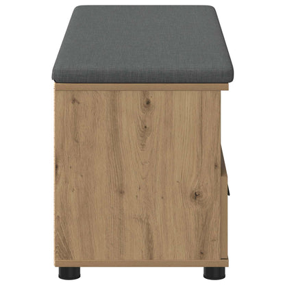 vidaXL Hall Bench Artisan Oak 100 x 38 x 46 cm