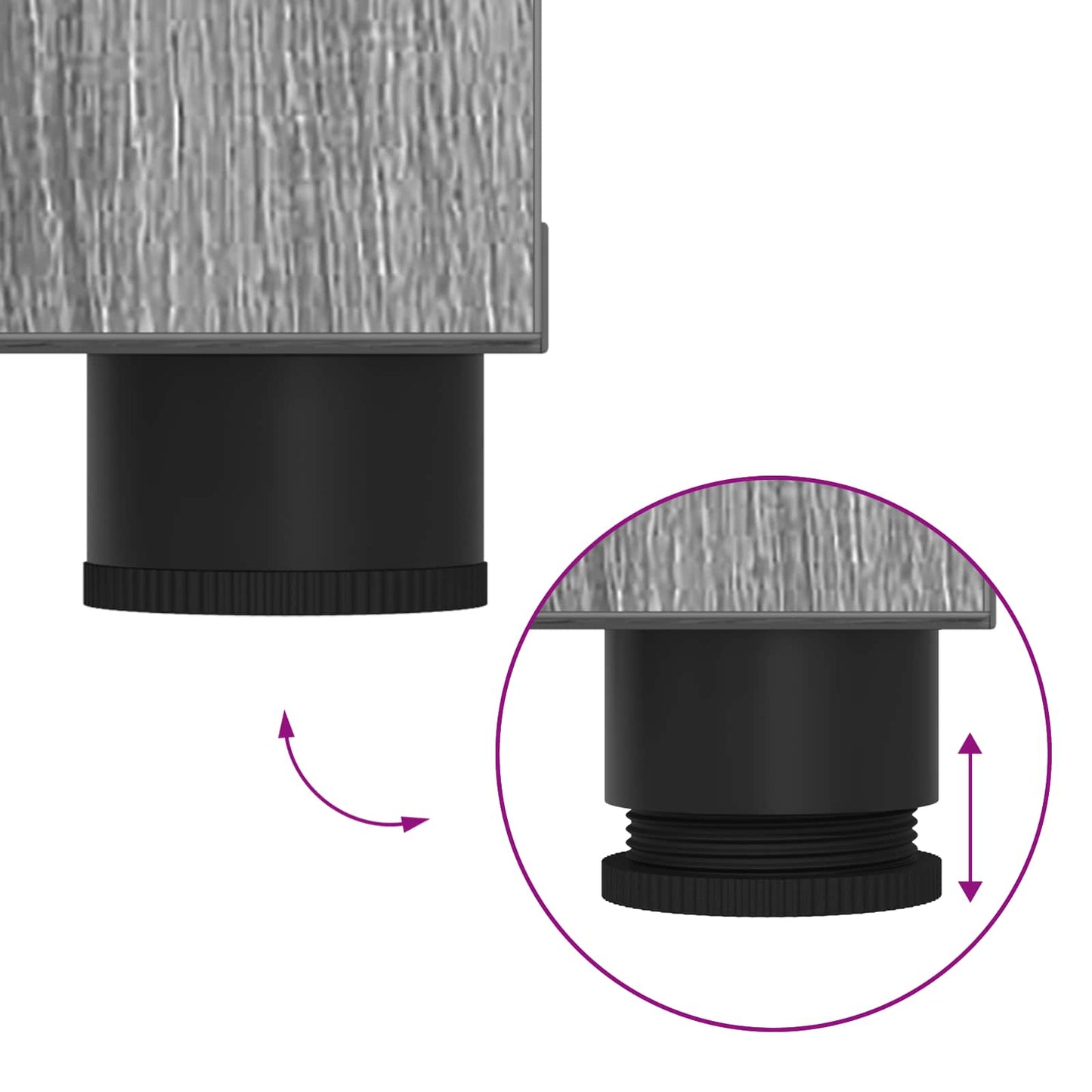 vidaXL Hall Bench with Cushion with Door Grey Sonoma 60 x 38 x 46 cm