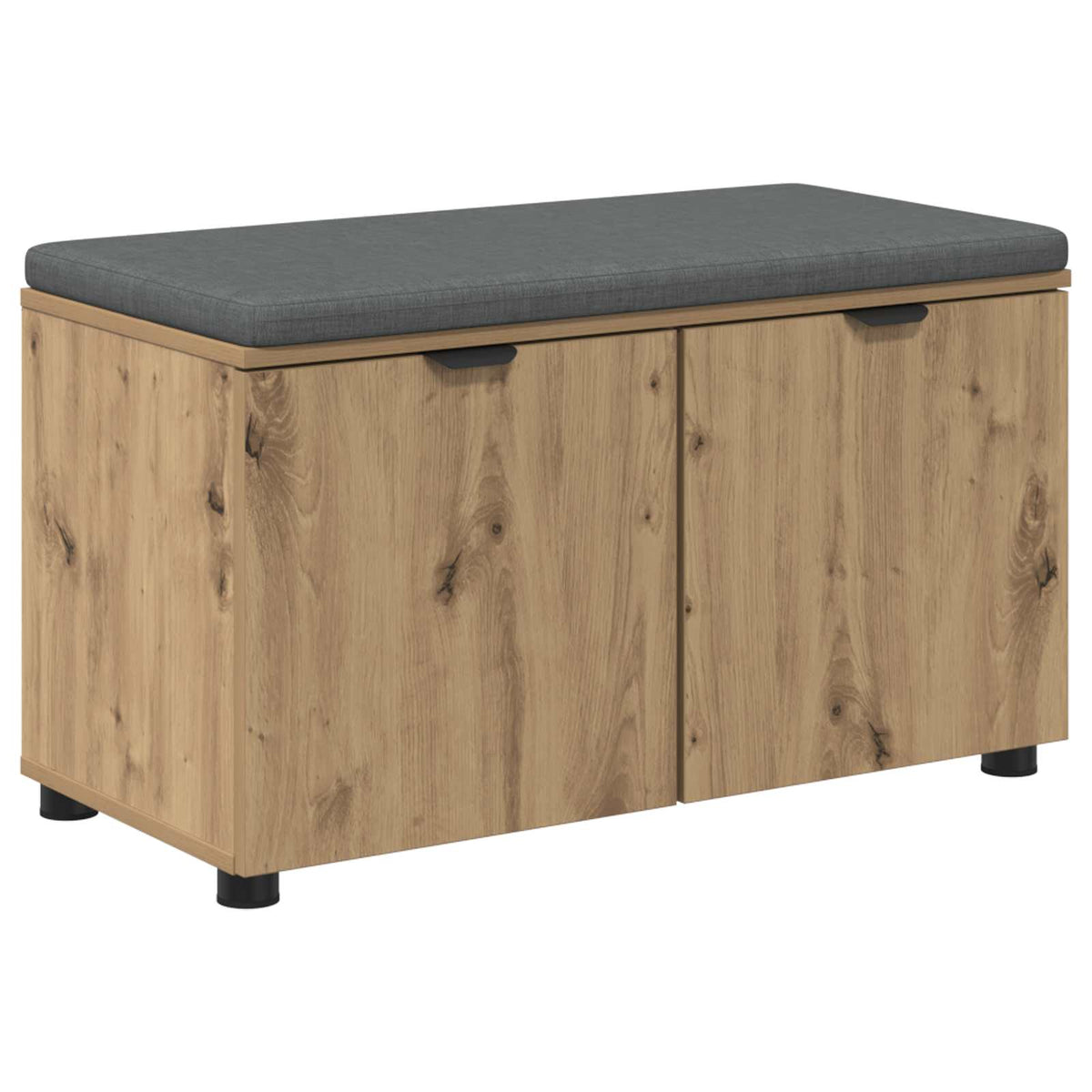 vidaXL Hall Bench Artisan Oak 80 x 38 x 46 cm
