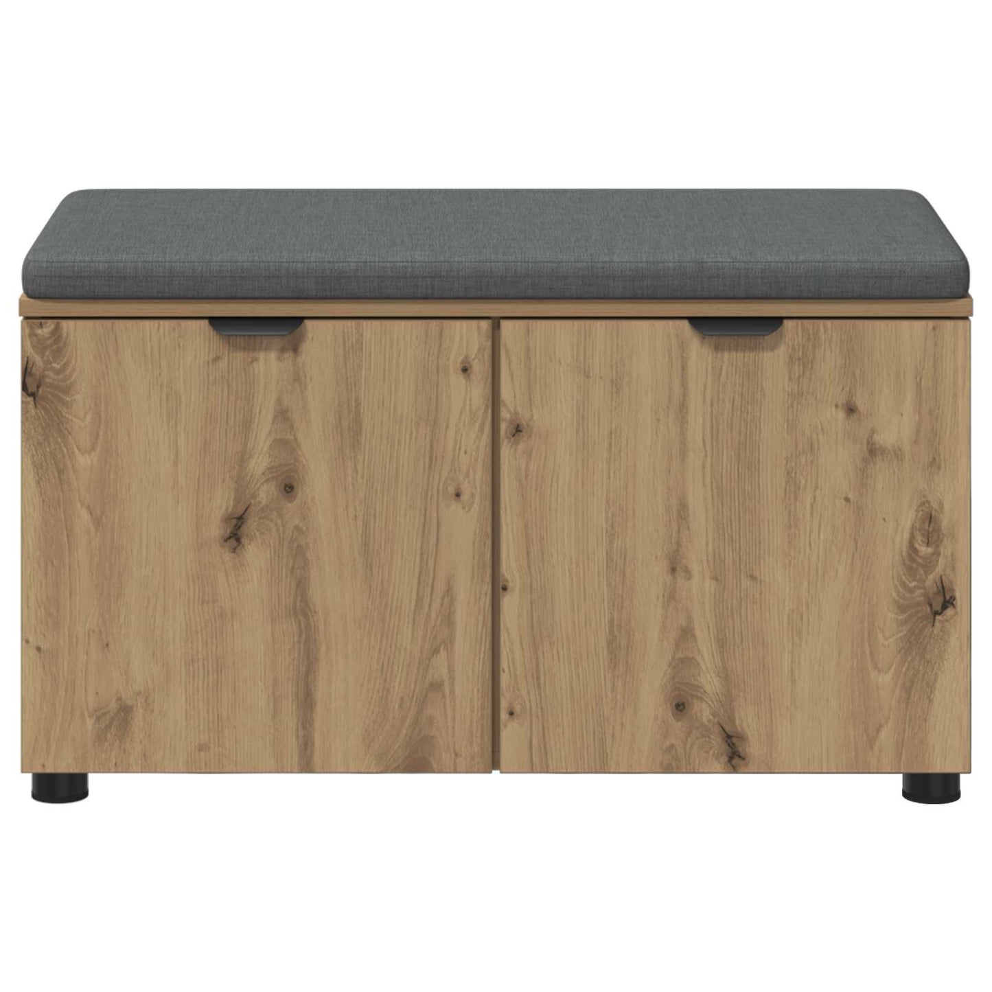 vidaXL Hall Bench Artisan Oak 80 x 38 x 46 cm
