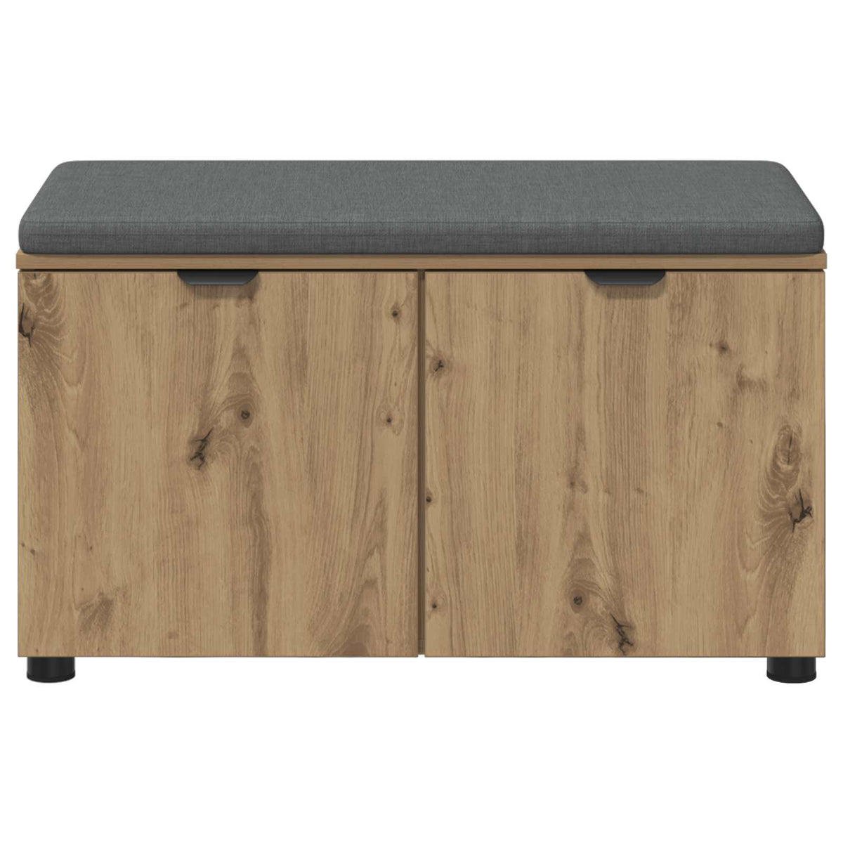 vidaXL Hall Bench Artisan Oak 80 x 38 x 46 cm