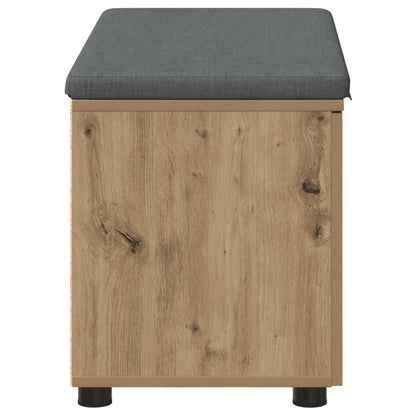 vidaXL Hall Bench Artisan Oak 80 x 38 x 46 cm
