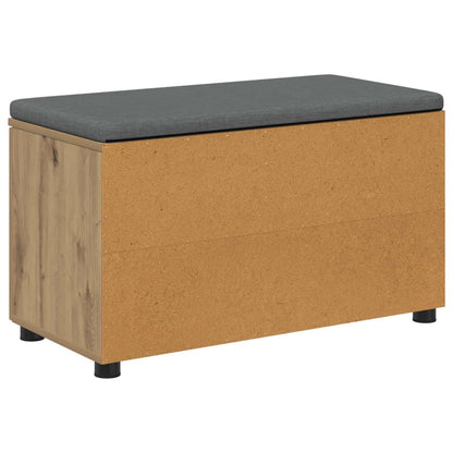 vidaXL Hall Bench Artisan Oak 80 x 38 x 46 cm