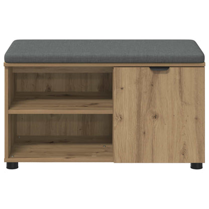 vidaXL Hall Bench Artisan Oak 80 x 38 x 46 cm