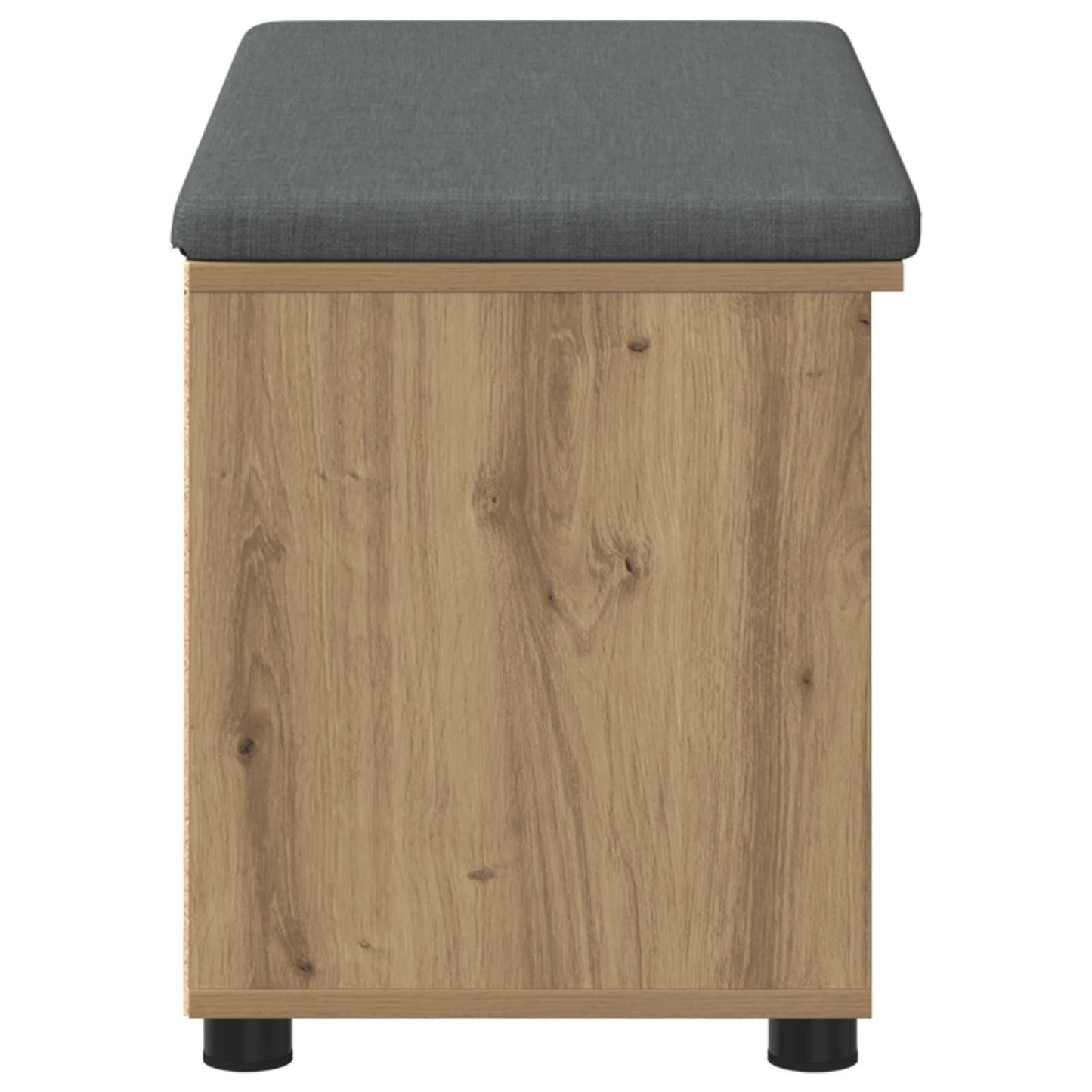 vidaXL Hall Bench Artisan Oak 80 x 38 x 46 cm