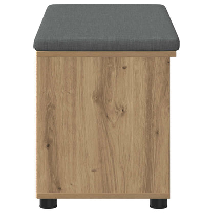 vidaXL Hall Bench Artisan Oak 80 x 38 x 46 cm