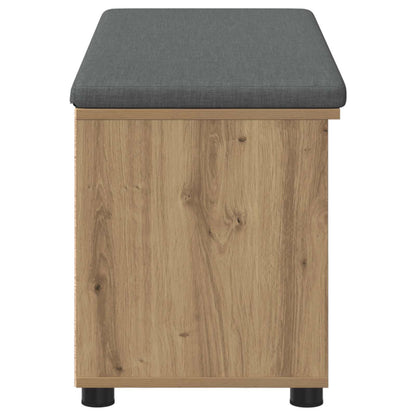 vidaXL Hall Bench Artisan Oak 100 x 38 x 46 cm