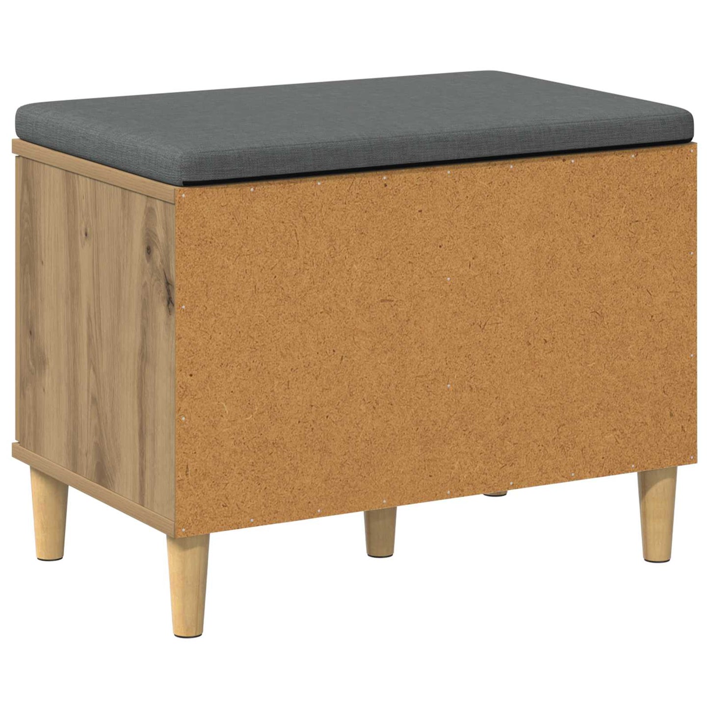 vidaXL Hall Bench Artisan Oak 60 x 38 x 46 cm