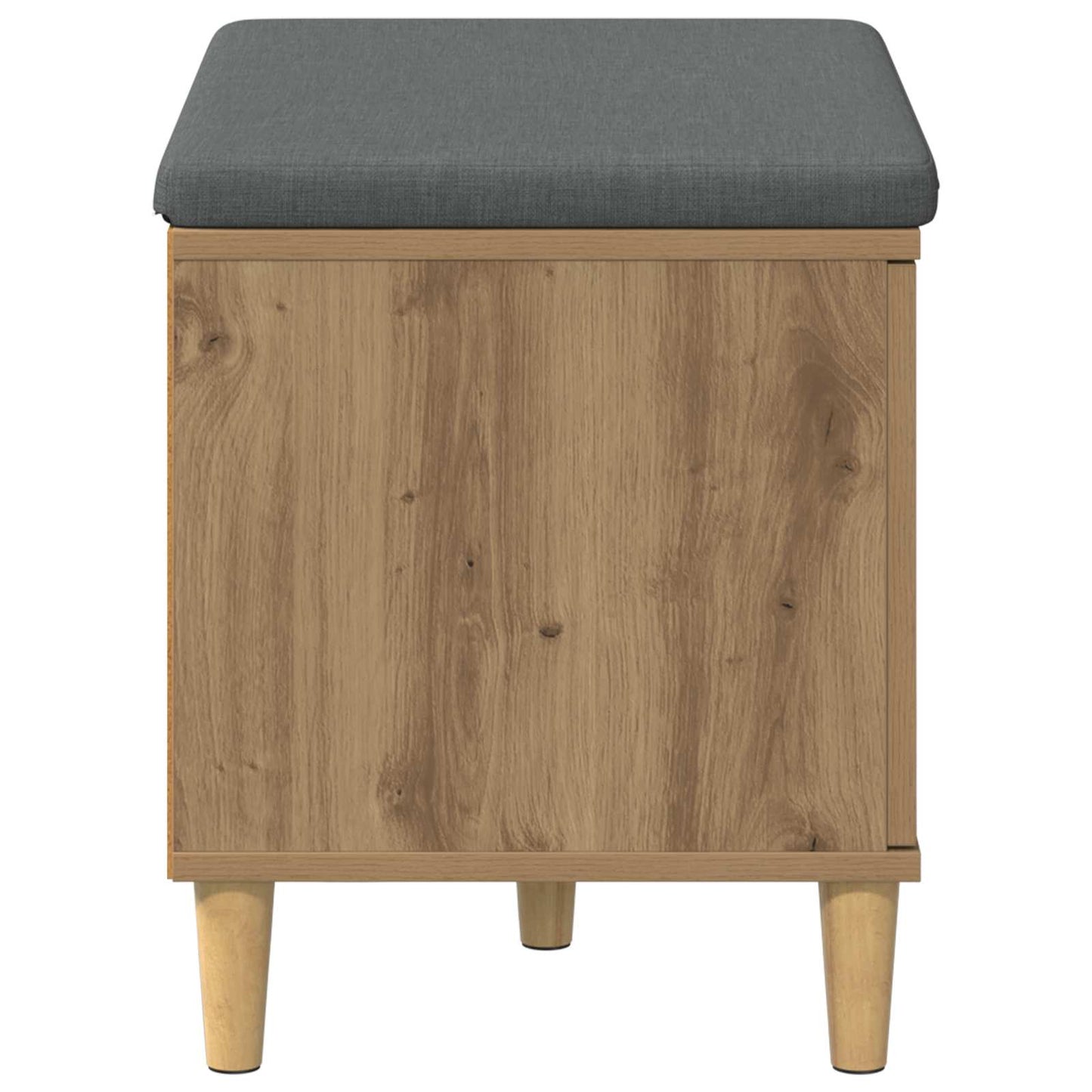 vidaXL Hall Bench Artisan Oak 60 x 38 x 46 cm