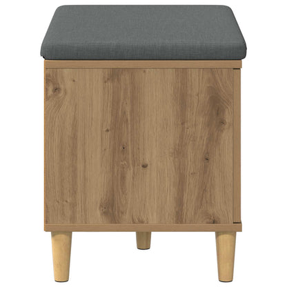 vidaXL Hall Bench Artisan Oak 60 x 38 x 46 cm
