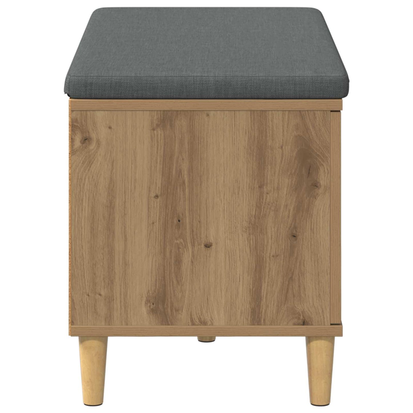 vidaXL Hall Bench Artisan Oak 80 x 38 x 46 cm