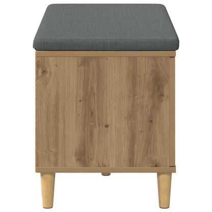vidaXL Hall Bench Artisan Oak 80 x 38 x 46 cm