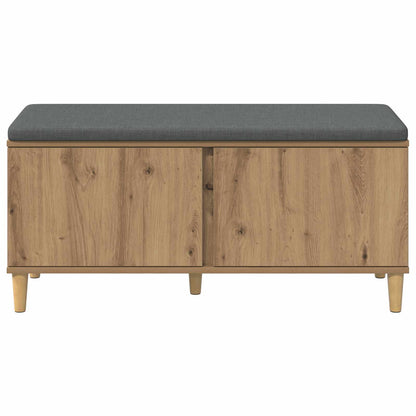 vidaXL Hall Bench Artisan Oak 100 x 38 x 46 cm