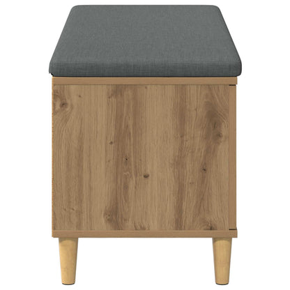 vidaXL Hall Bench Artisan Oak 100 x 38 x 46 cm