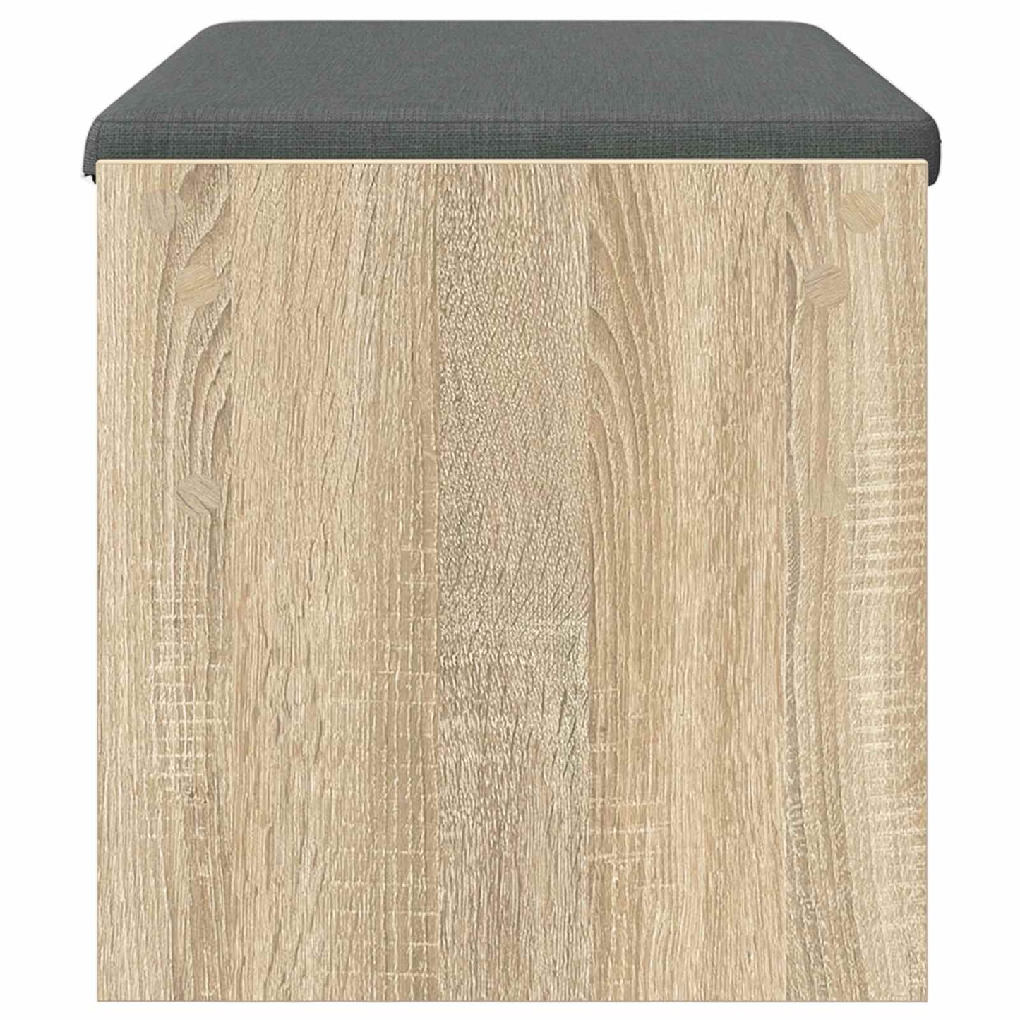 vidaXL Hall Bench with Cushion Sonoma Oak 83 x 38 x 40 cm