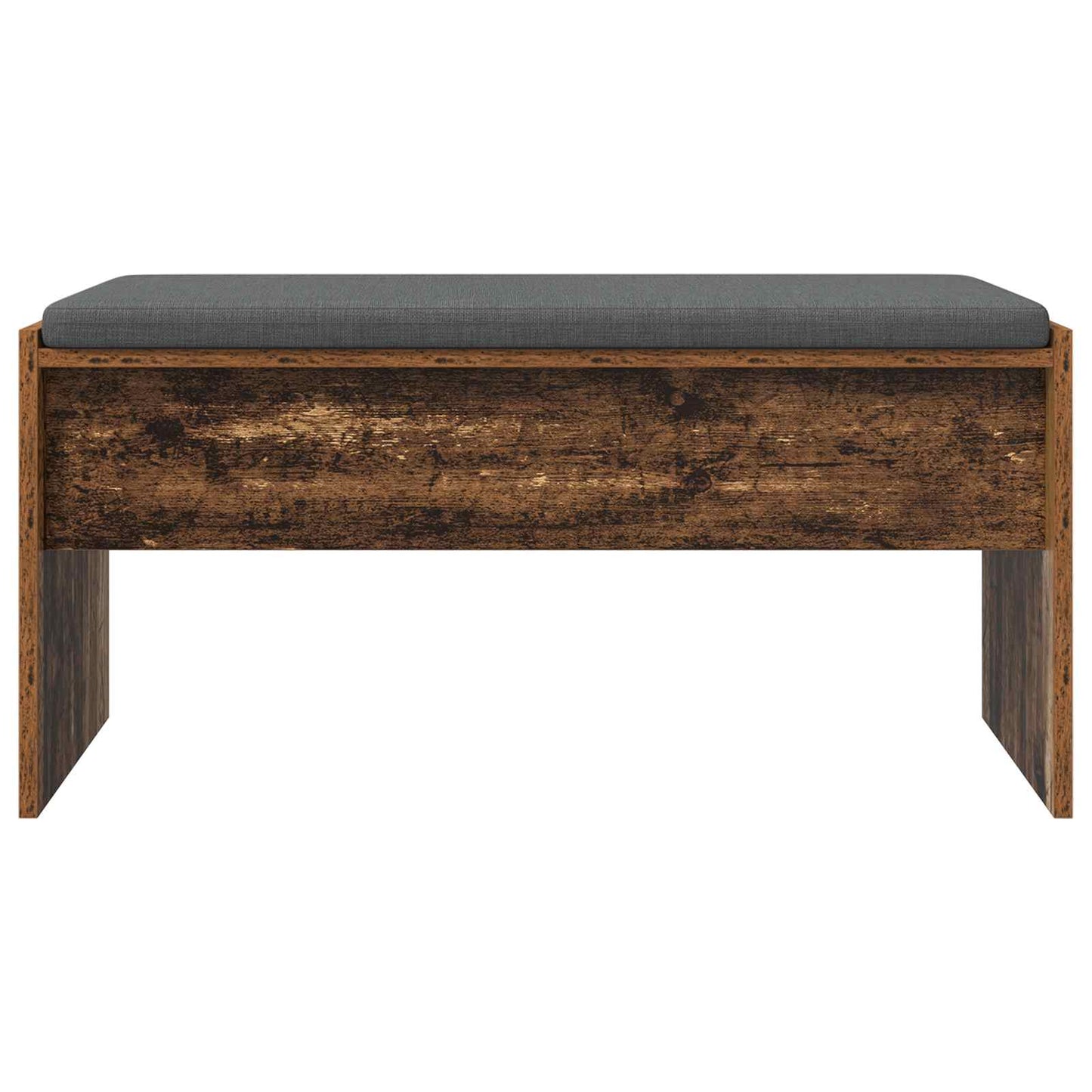 vidaXL Hall Bench with Cushion Old Wood 83 x 38 x 40 cm