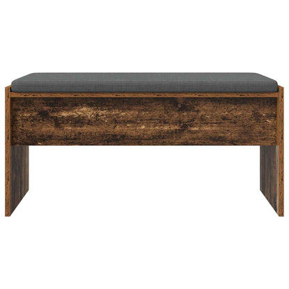 vidaXL Hall Bench with Cushion Old Wood 83 x 38 x 40 cm