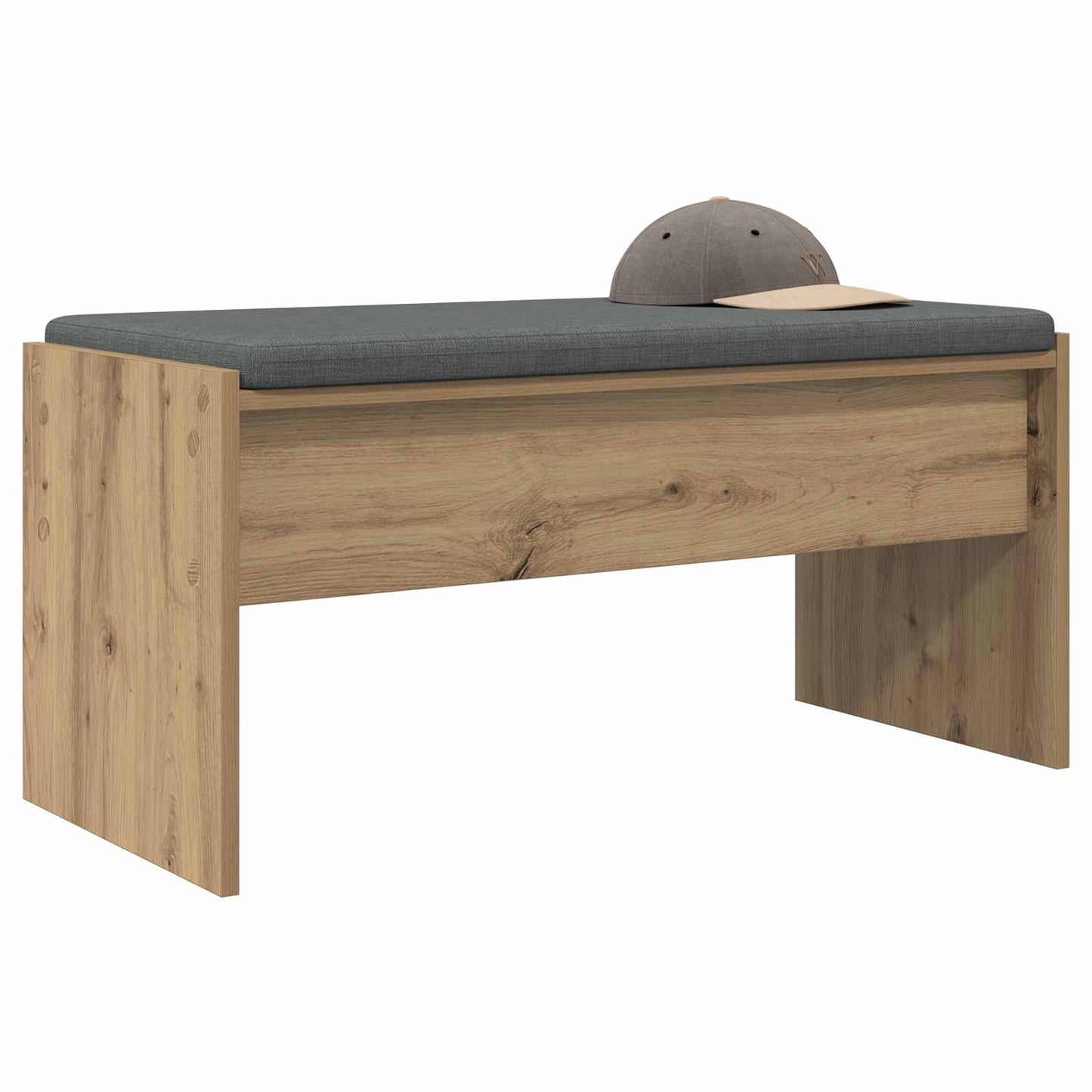 vidaXL Hall Bench Artisan Oak 83 x 38 x 40 cm